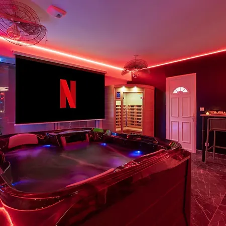 L'horizon - Romantique Avec Jacuzzi, Sauna, Piscine & Video Projecteur * Vieille-Toulouse